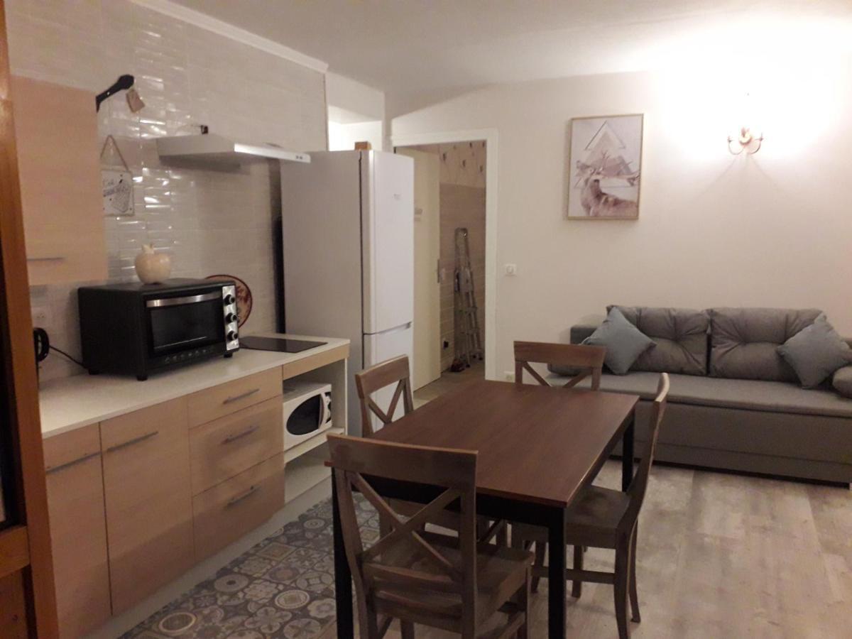 Enclos savoyard Appartement meublé 1chambre 1 canapé lits 3personnes Grand-Aigueblanche Extérieur photo